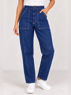 Stan Ray Women’s Blue Denim Workwear Jeans 30x32 High Rise